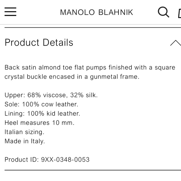 MANOLO BLAHNIK Hangisiflat Embellished Satin Ballet Flats - Picture 9 of 17